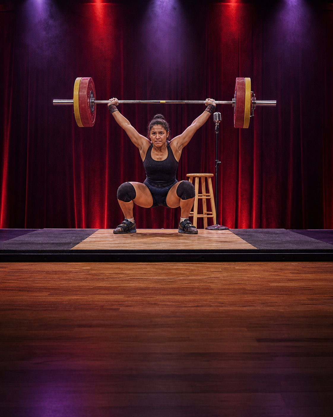 Weightlifting Track: Snatch Complexes, Heavy Pulls, and Paused Front Squats