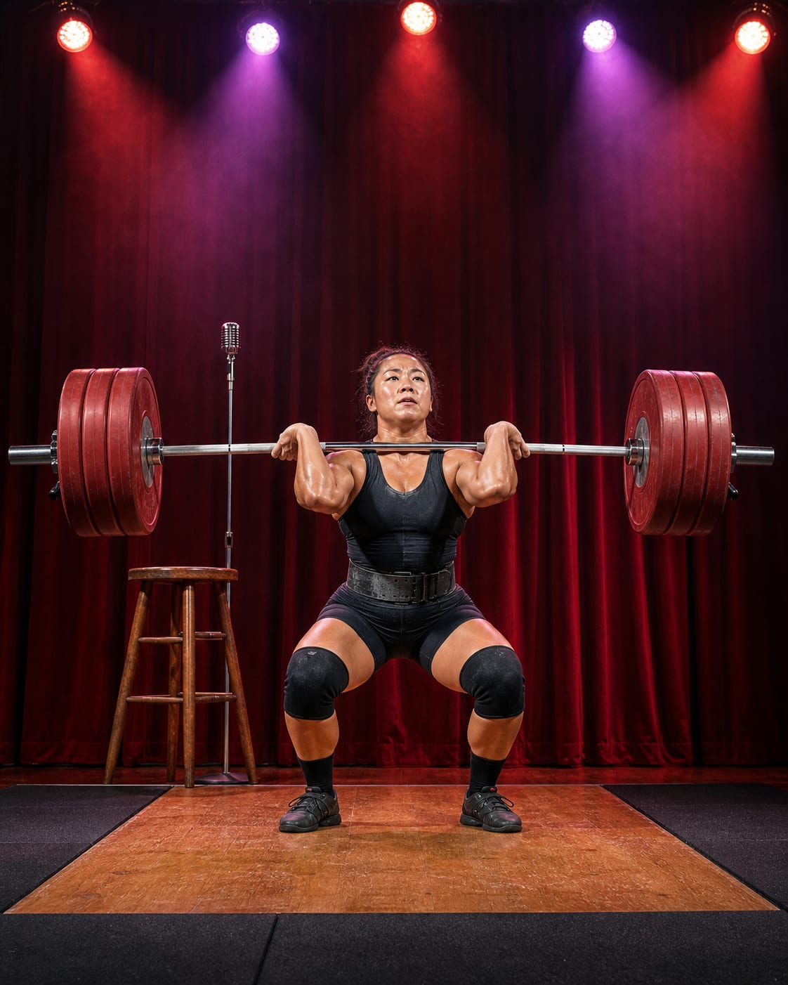 Weightlifting Track: Snatch and Clean Complex Day at Working Weights