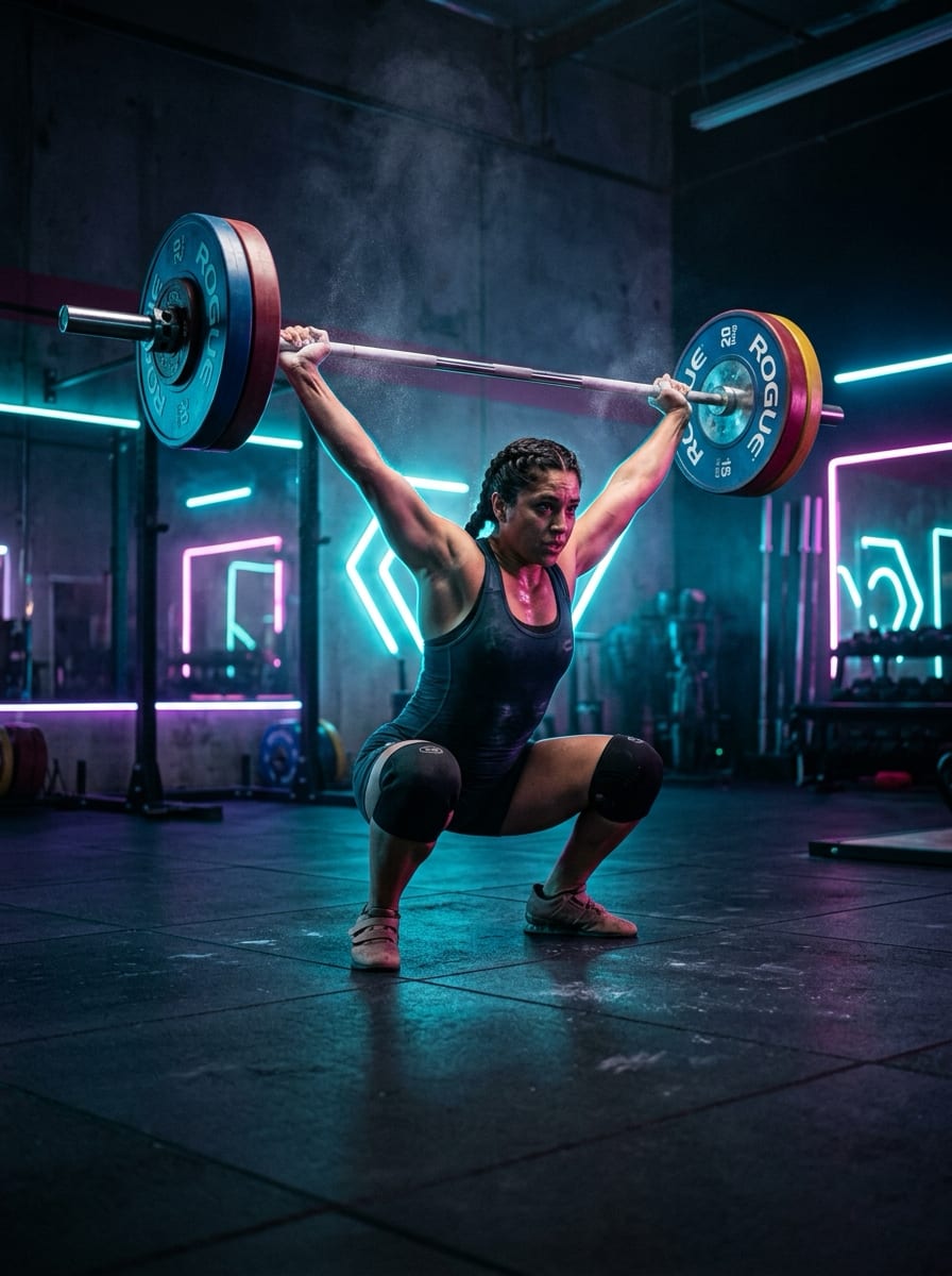 Weightlifting Track: Snatch Singles to 90% and Paused Front Squats