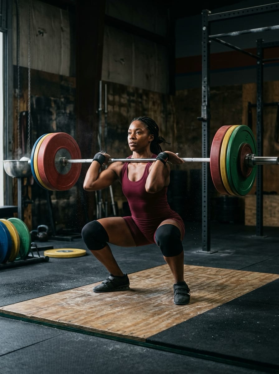 Weightlifting Track: Heavy Snatch and Clean & Jerk Singles, Front Squat Doubles