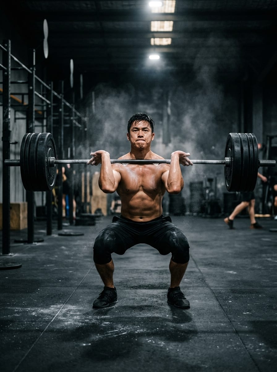 Weightlifting Track: Testing Week Maxes — Snatch, Clean & Jerk, Squats