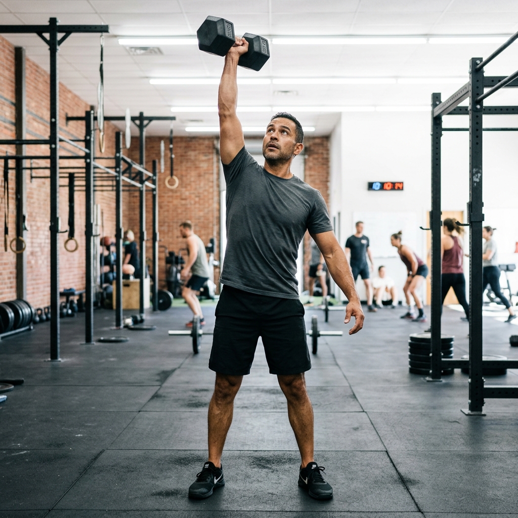 WOD: HS Walk + Top Hat — Snatch, Burpee