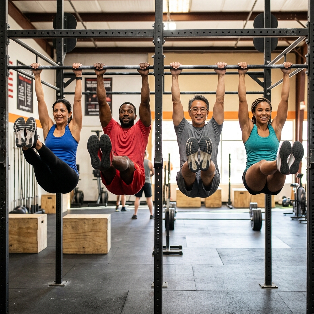 WOD: Shoulder Press 5-5-3-3-3-1-1-1-1 + Scottish Terrier — Toes to Bar, KB Lunge