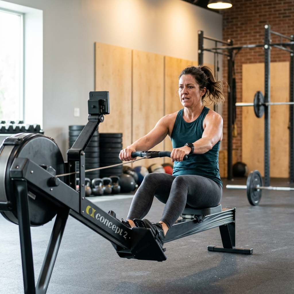 WOD: Iron — Run, Row, Bike