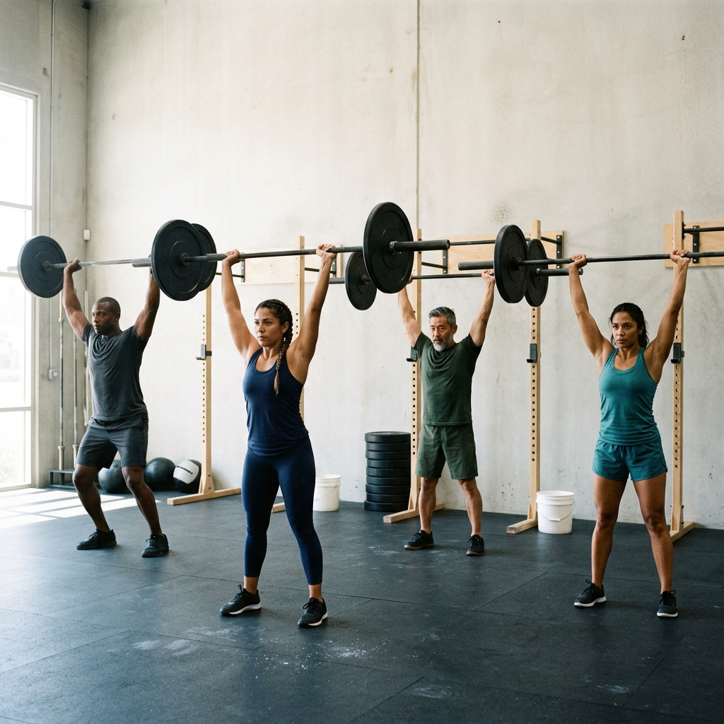 WOD: Push Press 5-5-3-3-3-1-1-1-1 + Winchester Mystery House — CrossOver, OH Lunge