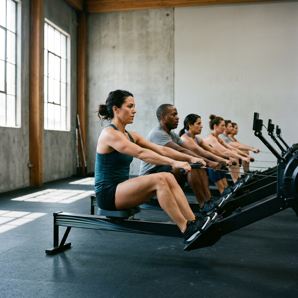 WOD: Casa Grande — 250/200m Row Intervals