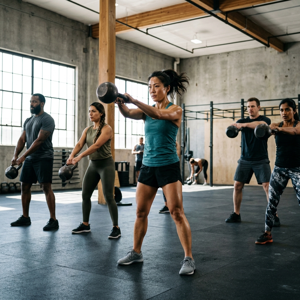 WOD: Stars'n'Stripes — V-Ups · Double Unders · KB Swings