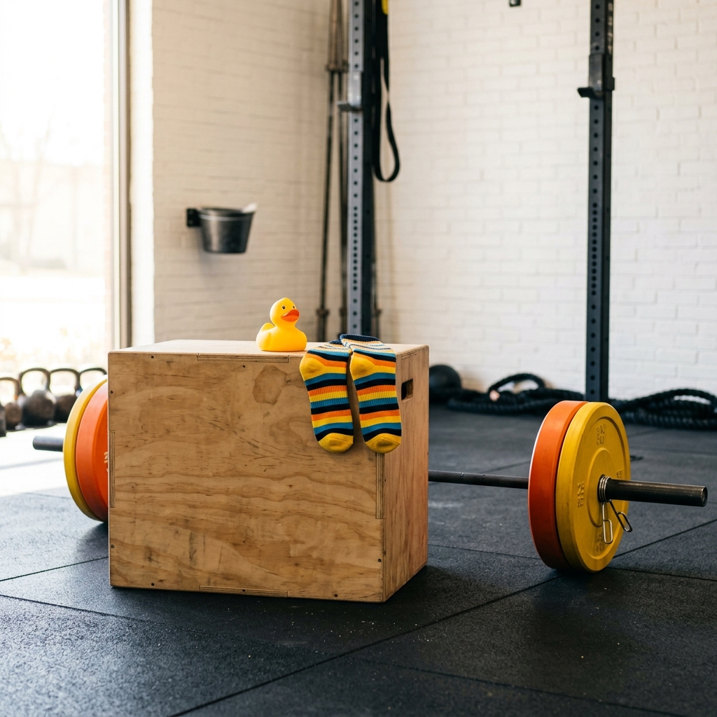 WOD: Bert + 3min Break + Ernie — Clean, Box jump