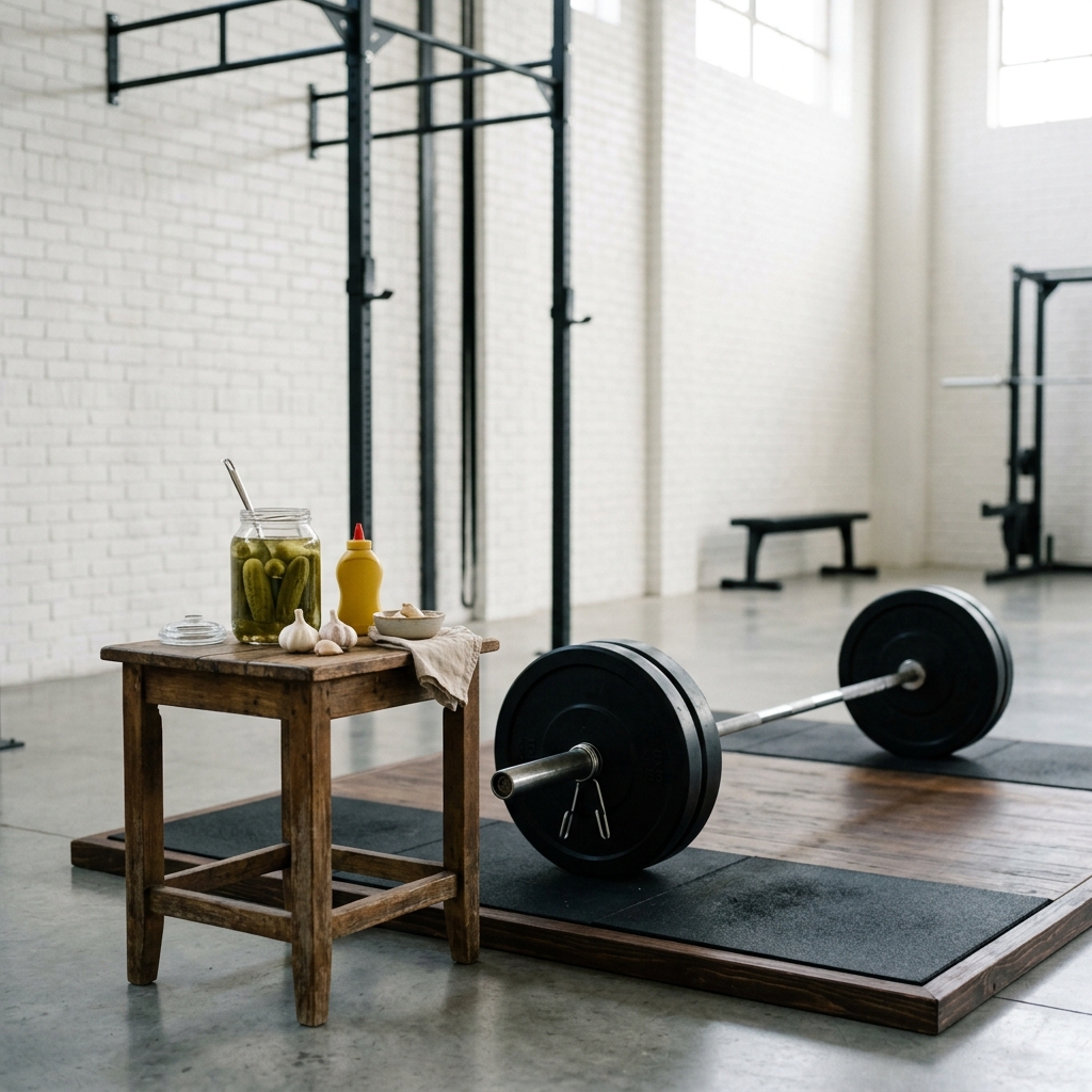 WOD: Back Squat 5x5 + Kosher Dog — Deadlift, Back Squat, Pull-Up