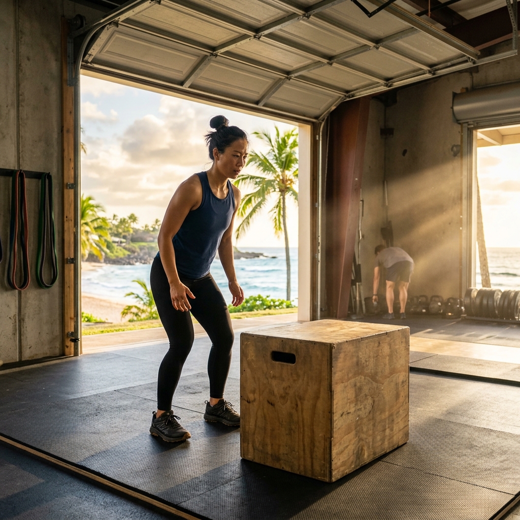 WOD: Waikiki Beach + Ka'anapali Beach — Deadlift, Pull-Up, Box Jump