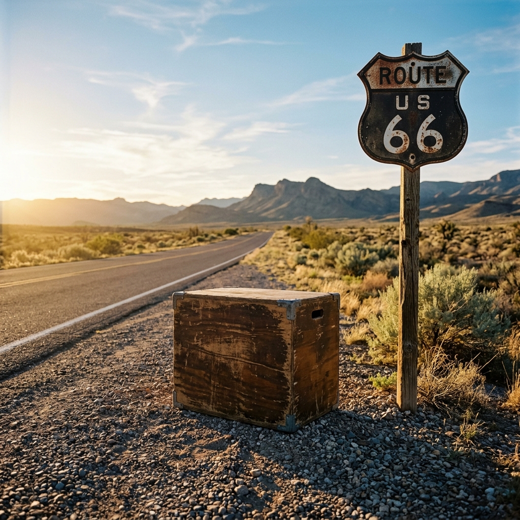 WOD: Route 66 — Box Jump, Handstand Push-Up, Push Press