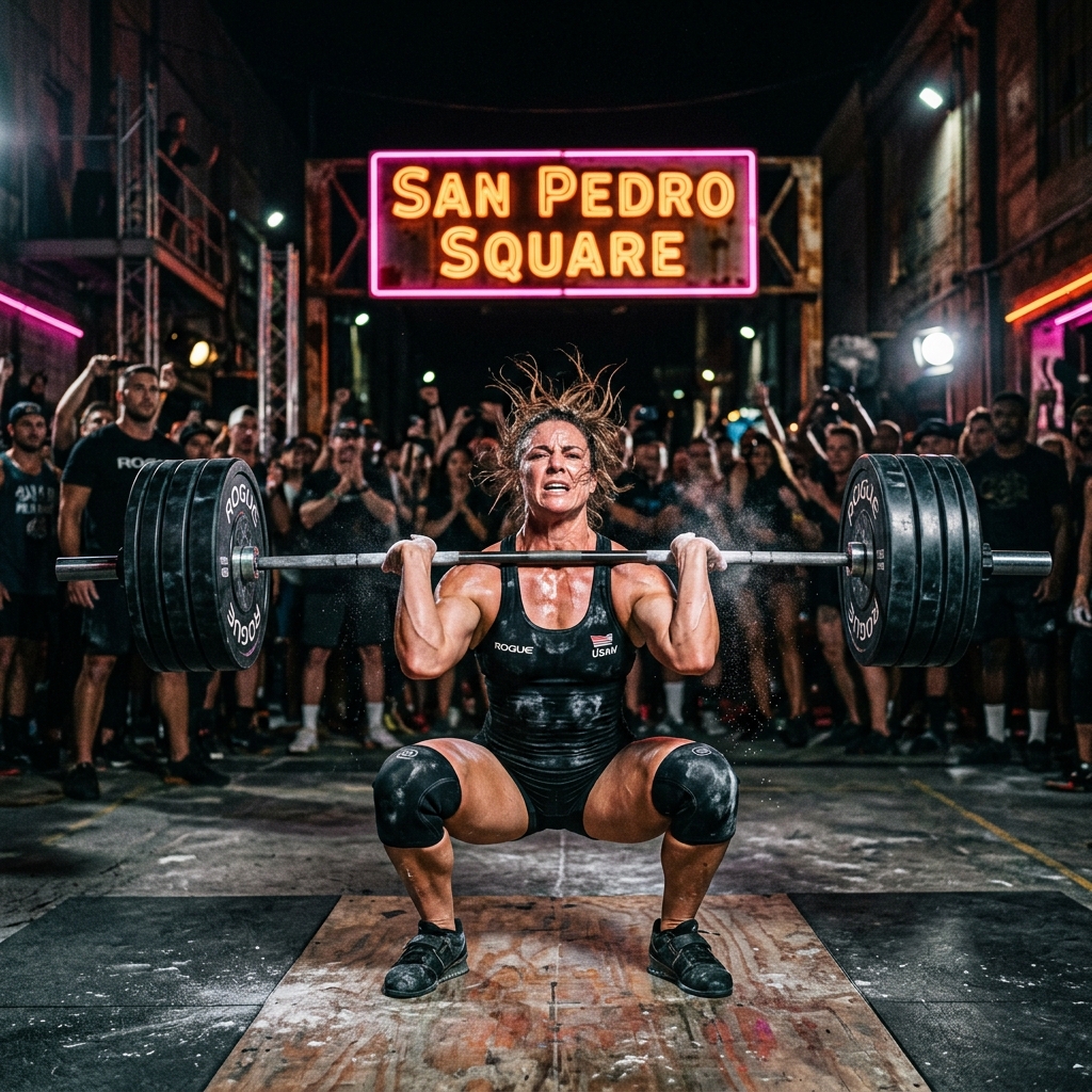 WOD: San Pedro Square — Clean & Jerk, Box Overs, DB Deadlifts