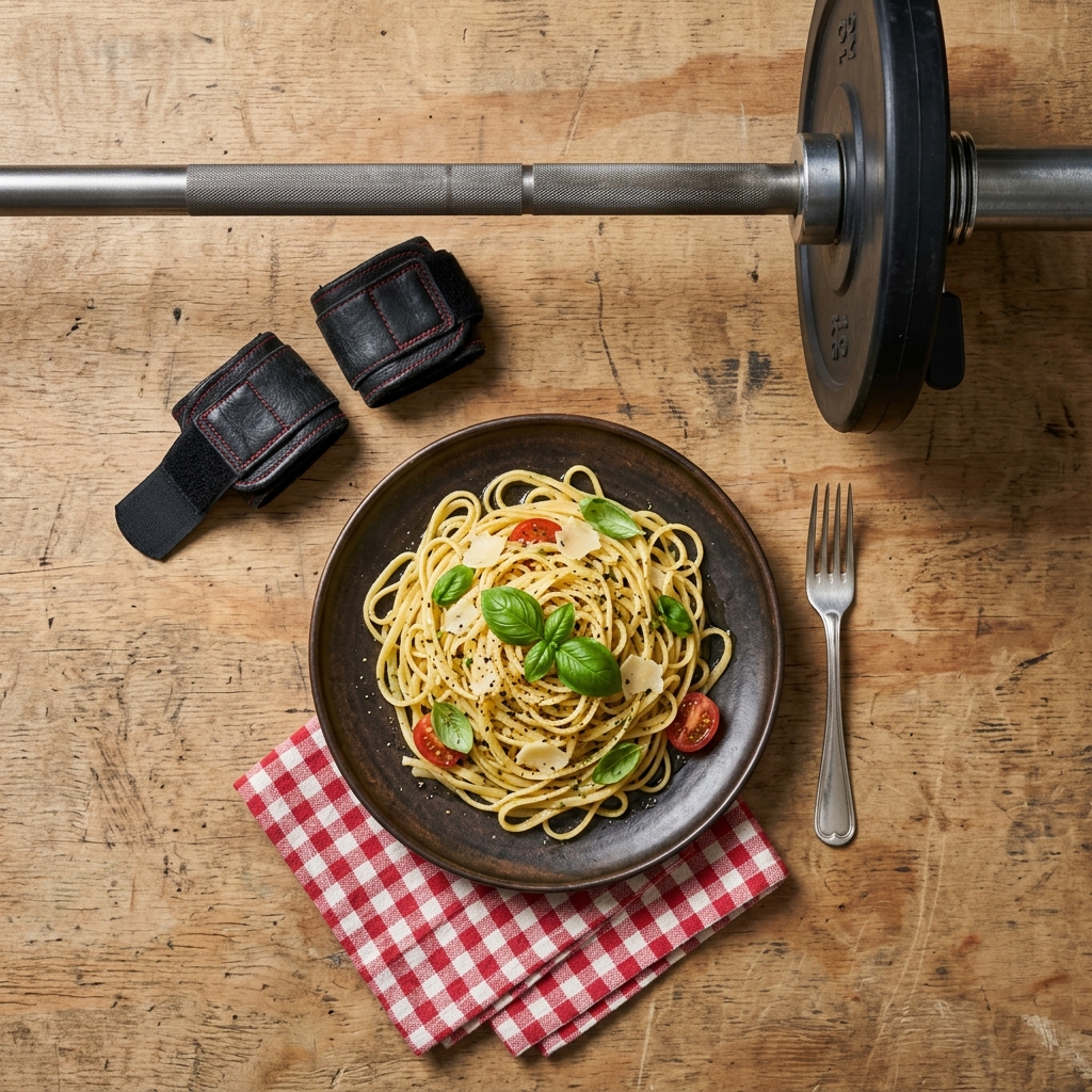 WOD: Thruster 5x3 + Linguini — Thruster, Toes-to-Bar, Push Press