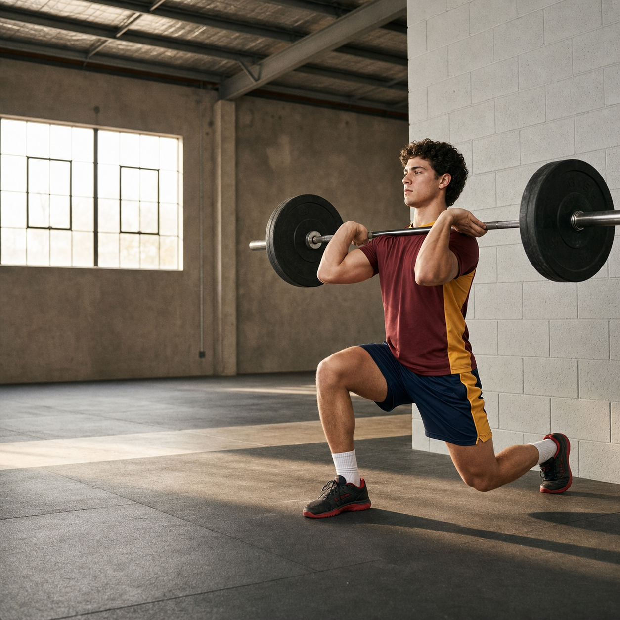 WOD: Strict HSPU + A.C. Slater — Push Press, Lunge