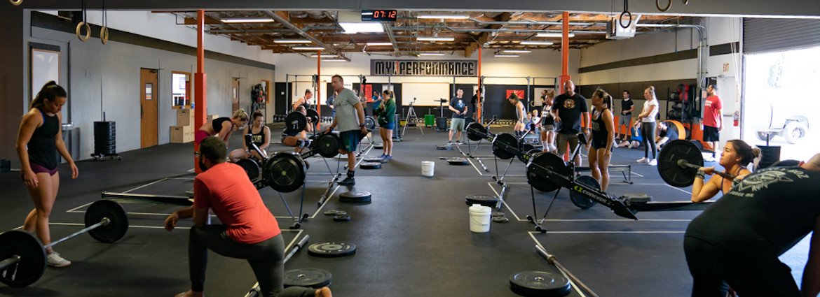 Athletes training at CrossFit MYO